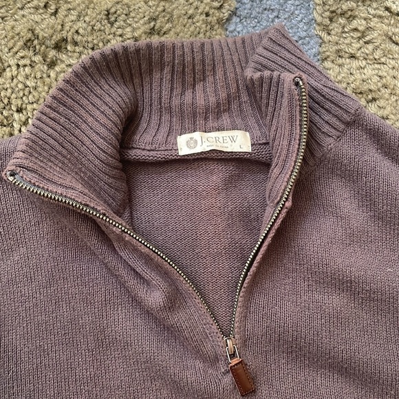 J crew 3/4 zip sweater - Picture 2 of 2